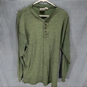 Vintage Bugle Boy Long Sleeve Henley Men’s Size M